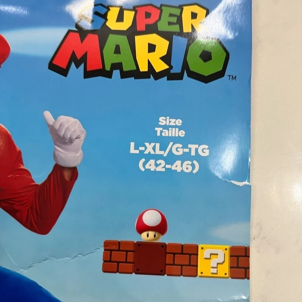 Disguise Super Mario Kids Costume - Blue and Red